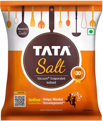 Tata Vacuum Evaporated Iodized Salt (Iodine Namak)  (1 kg)